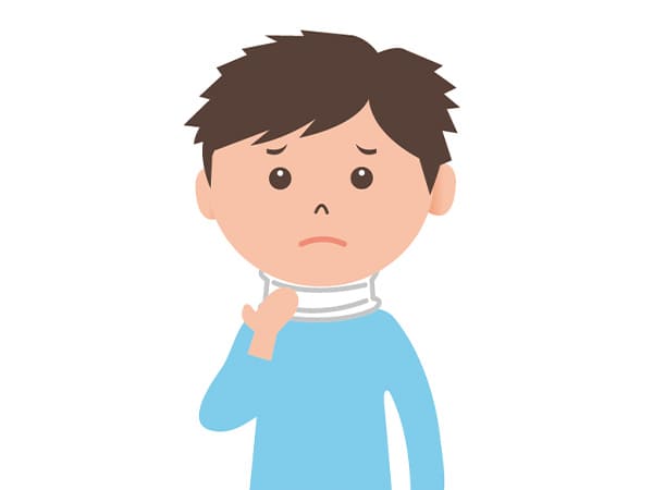 むち打ちイラスト