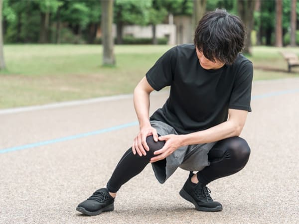 疲れたアスリート