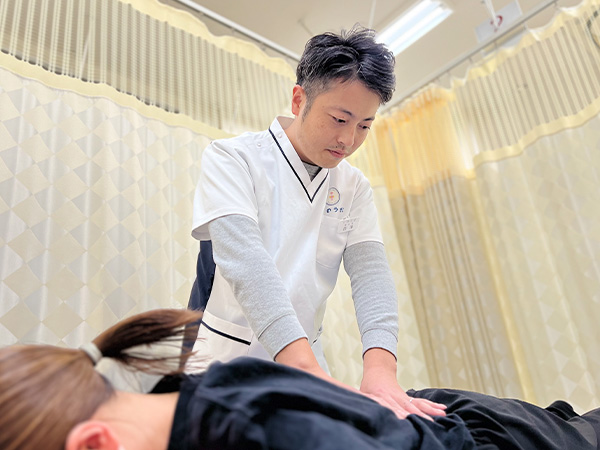 施術の様子