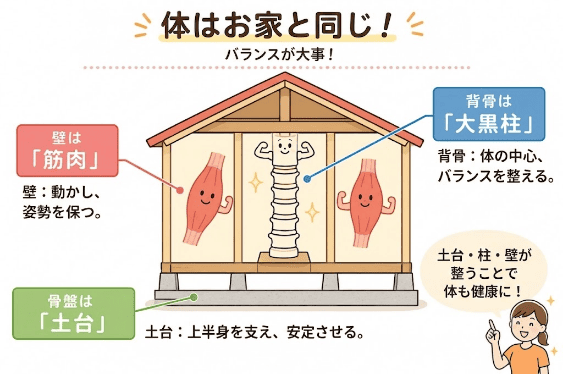 身体はバランスが大事